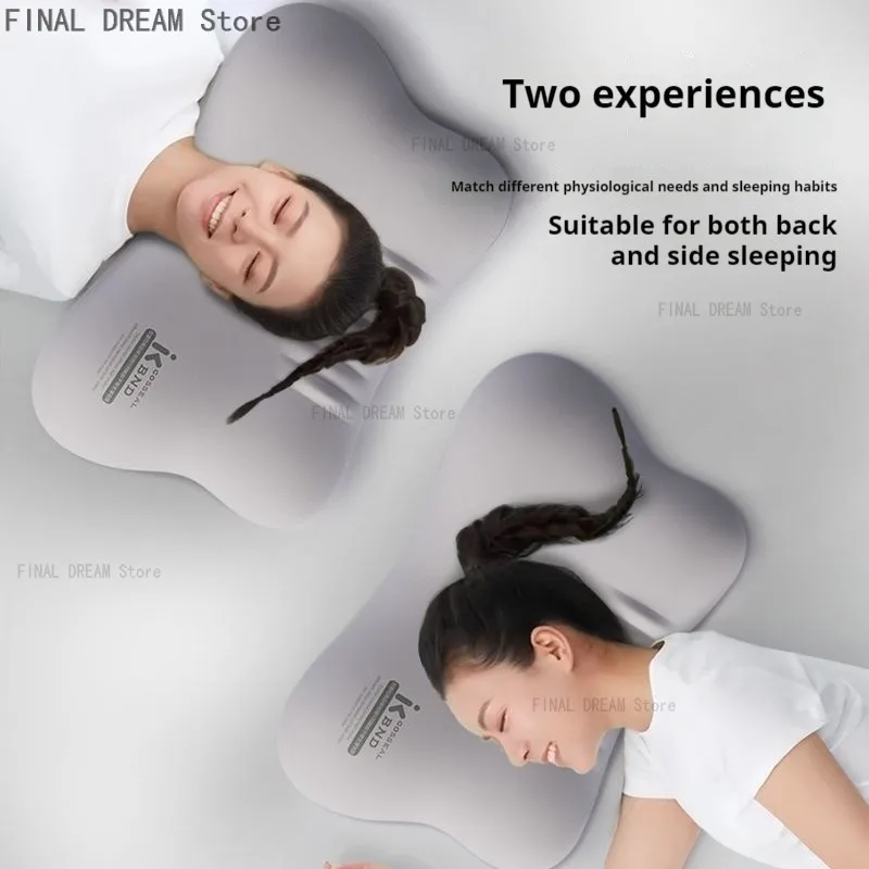 Ergonomic Memory Foam Pillow for All Sleep Positions, Multi-Zone Support, Zero Pressure, Deep Sleep, Neck Pain Relief