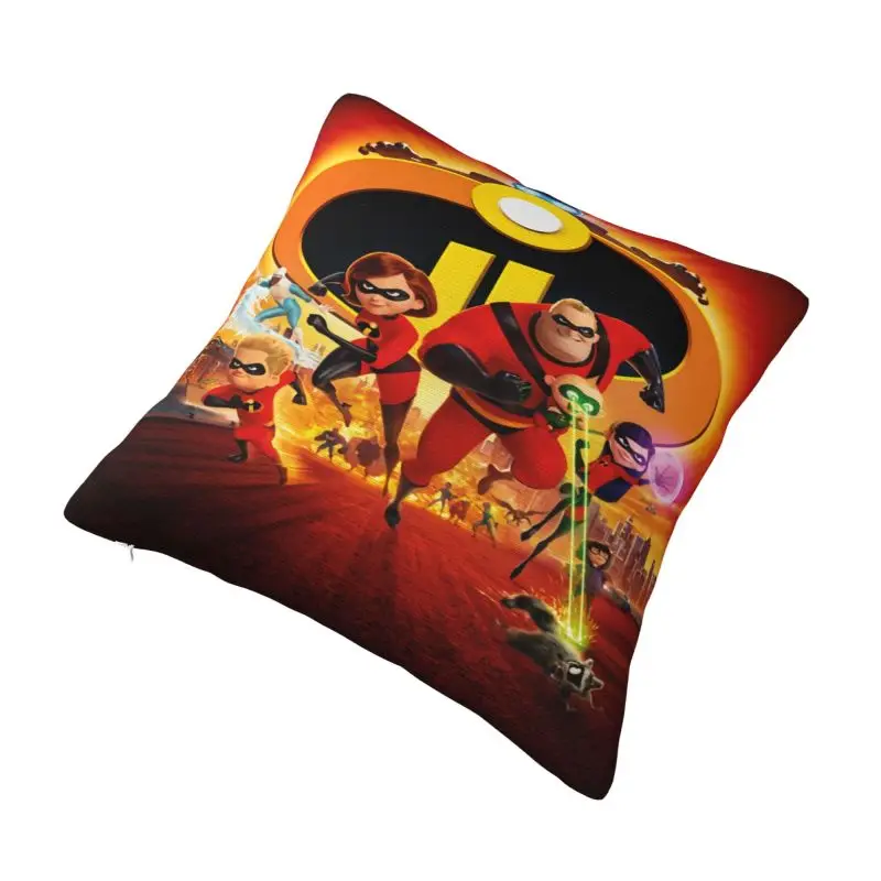 Custom The Incredibles Pillow Covers Elastigirl Modern Cushion Cover Velvet Pillowcase