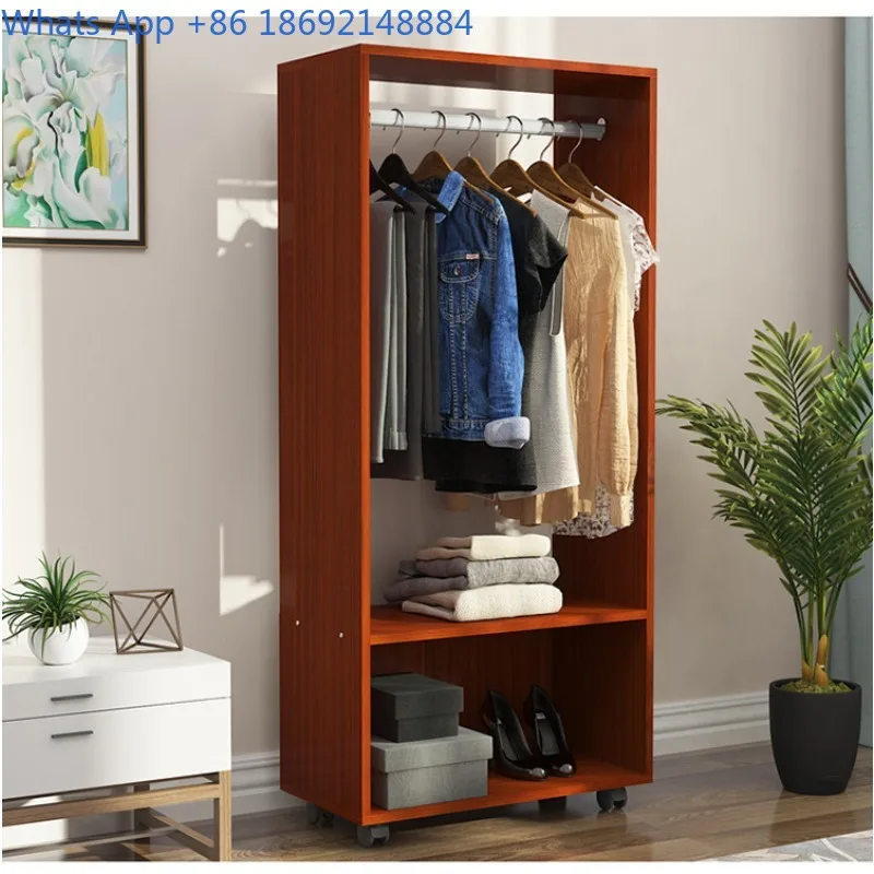 Floor-standing Coat Rack Simple Modern Bedroom Simple Floor-standing Solid Wood Clothes Rack