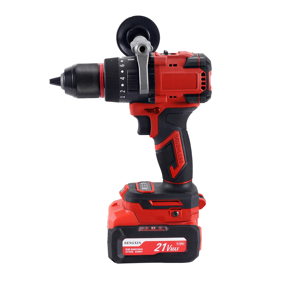 CE 21V Cordless 130N Impact Drill Industrial OEM with Lithium-Ion Battery Brushless Motor for DIY Home Improvement Projects