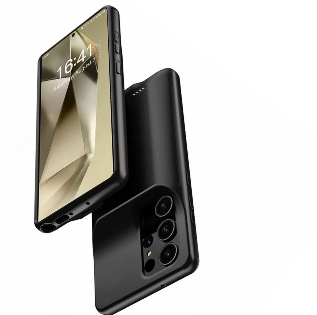 

10000 мАч подходит для Samsung S22/223/224 Ultra Back Clip Battery Power Bank Plus полностью мягкая резина