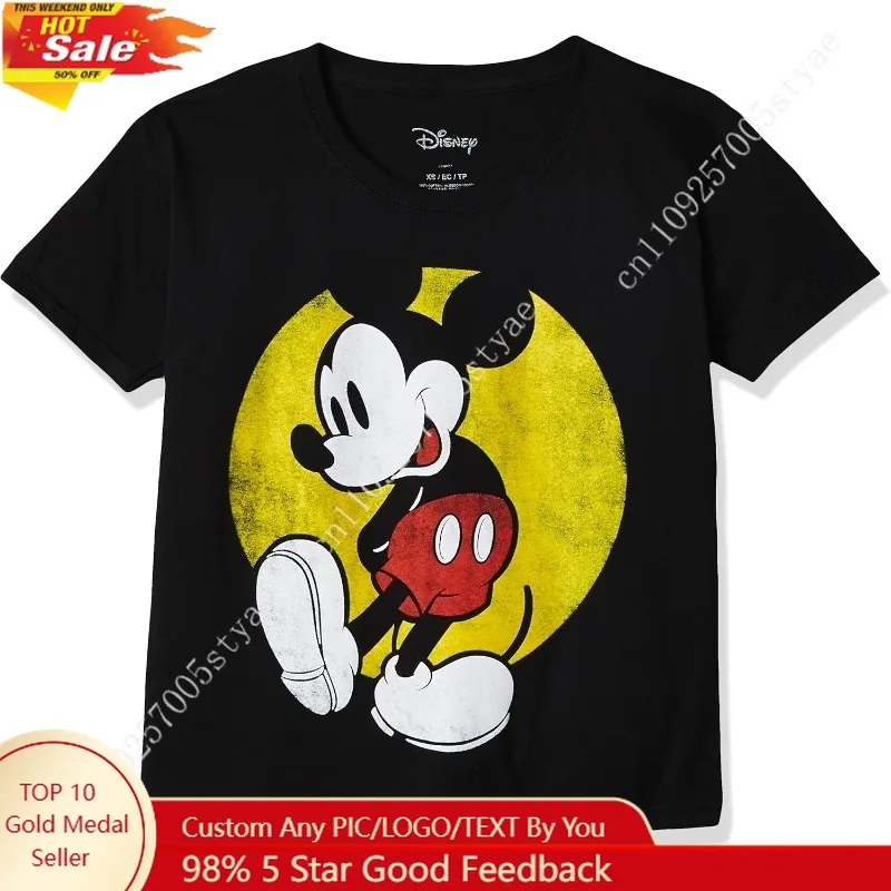 

Disney Mickey Mouse Disney Big Boy's Classic Mickey Mouse T-Shirt, Black, Large