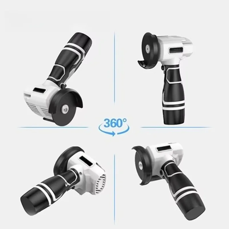고품질 핸드헬드 앵글 그라인더 7000 RPM 전기 연마 무선 미니 절단기 가정용 충전식