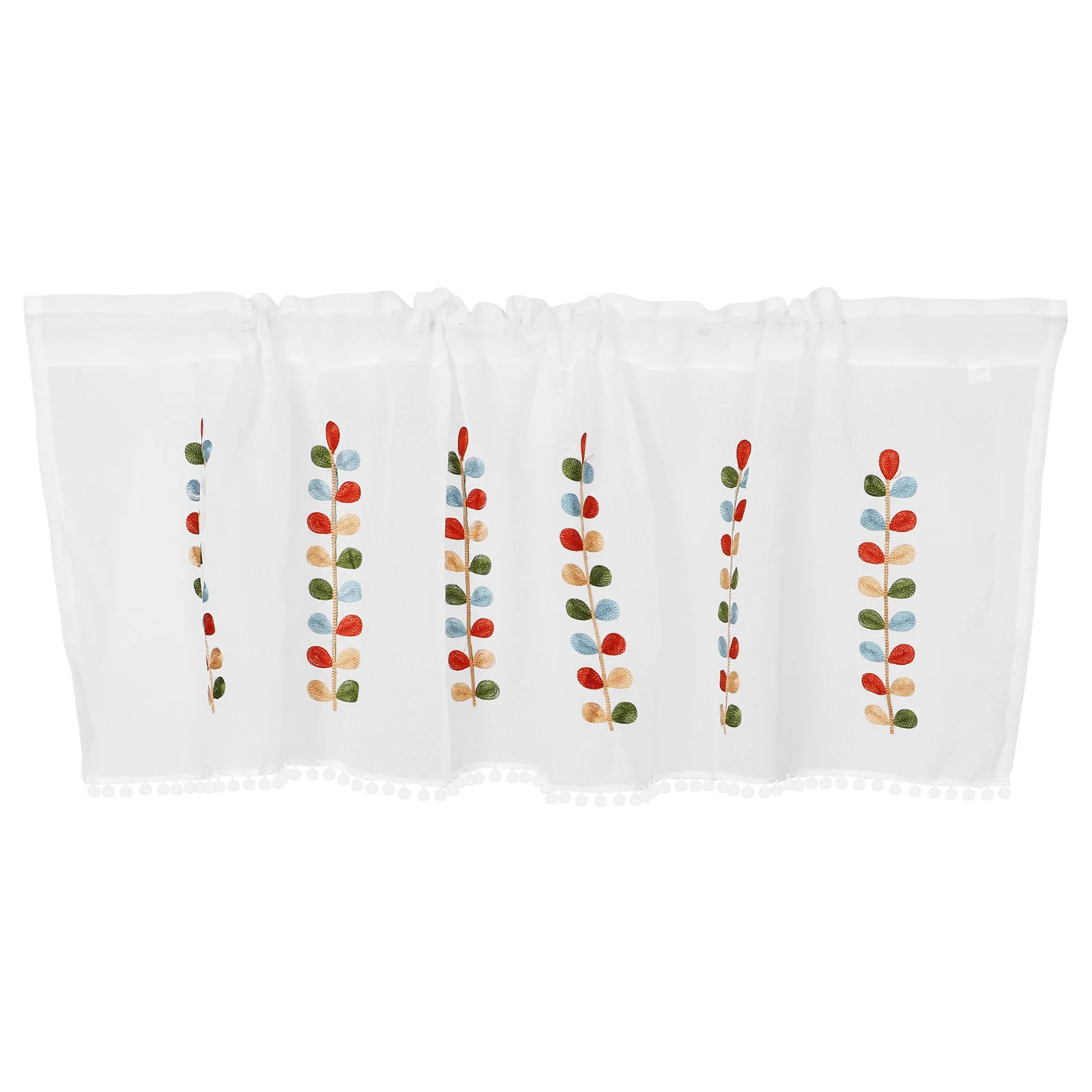 

Cabinet Coffee Curtain Short American Style Sheer Curtain Kitchen Window Divider Shelf Curtains Kitchen Curtains