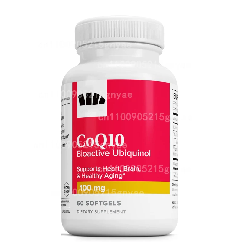 

Coenzyme CoQ10 with Pepper，Natural Fermentation - Pure - Gluten Free - Non GMO ，60 Capsules Vegetarian