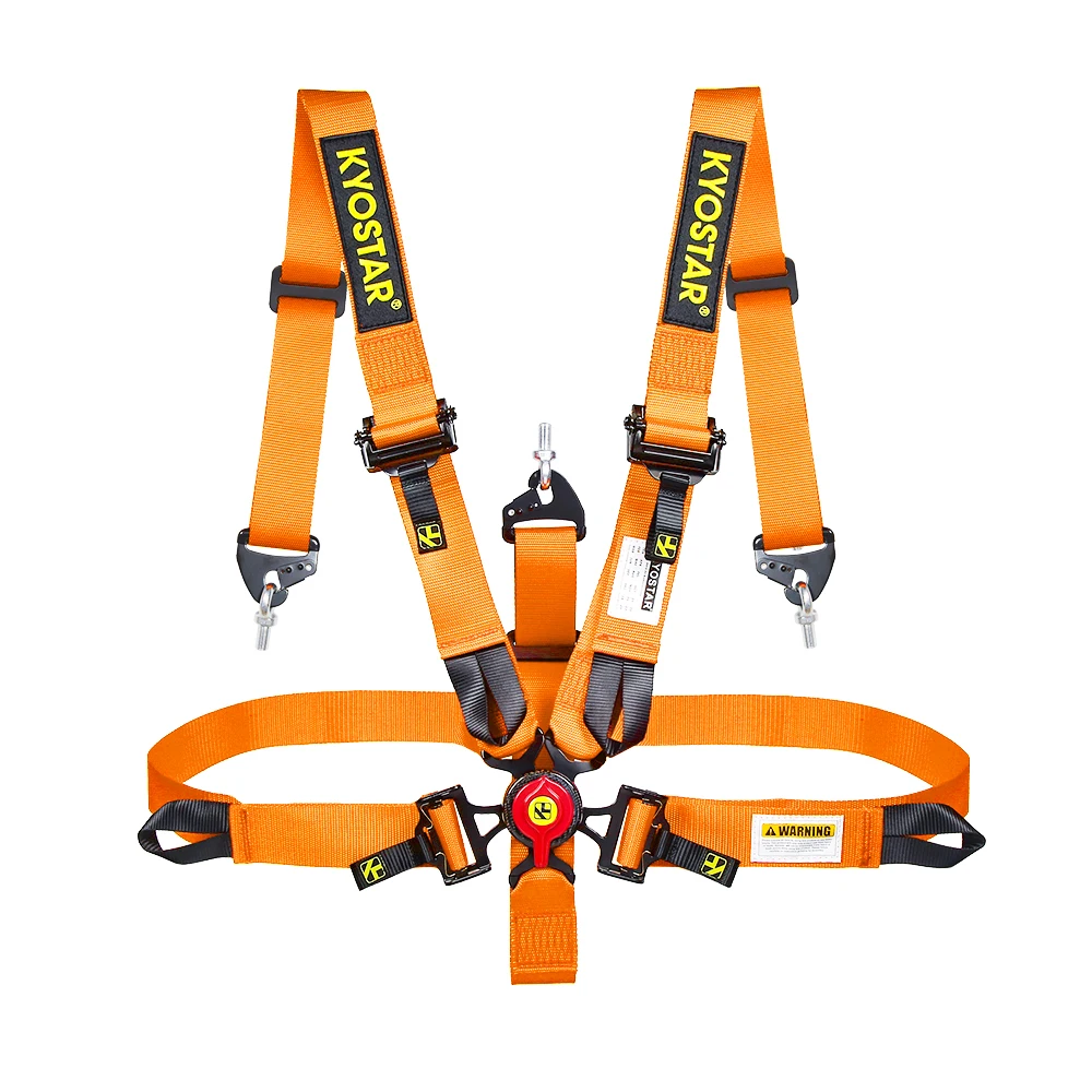 ألياف الكربون مشبك سيارة 5 نقطة 3 "حزام مقعد السباق الرياضة سباق تسخير حزام الأمان تحديد تصاعد الإفراج السريع النايلون سيارة التيار المتناوب #3