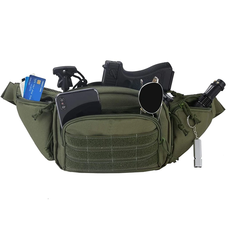 Tactical Pistol Tasche Brust Taille Pistole Tasche Holster Pistole Fanny Pack mit Magazin Tasche Tasche Halter für Glock 17 19 Beretta m9 SIG