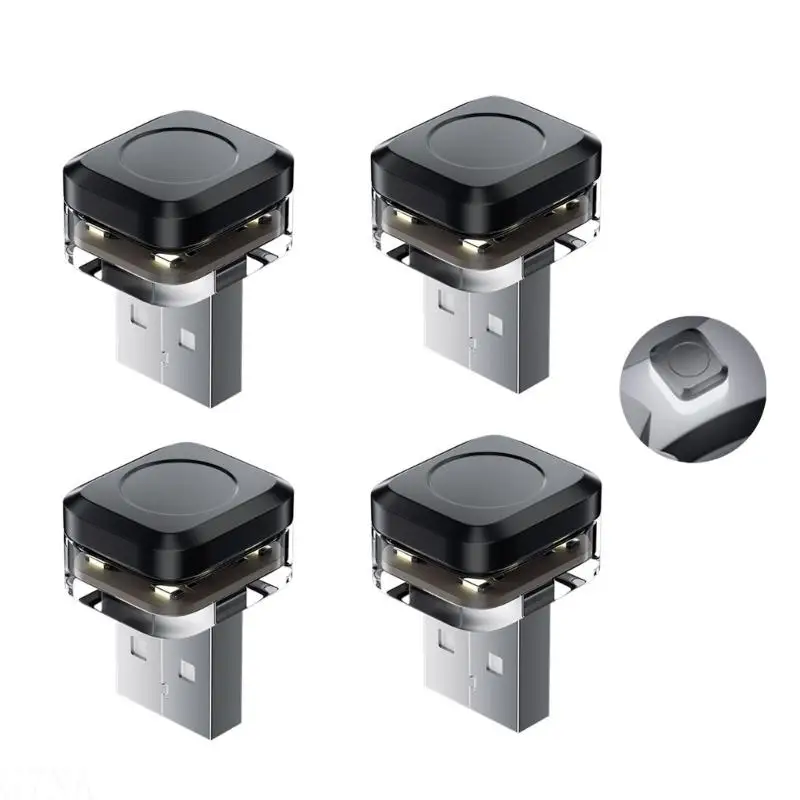 G7NA Universal LED Night Light Multi Color for Vehicles USB Powered Ambience Decor