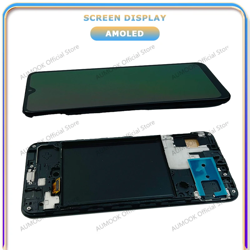 6,4 "AMOLED LCD Für Samsung Galaxy A30s A307F LCD Display Touchscreen Digitizer Montage Mit Rahmen A307G LCD Ersatz teile – Detail 4