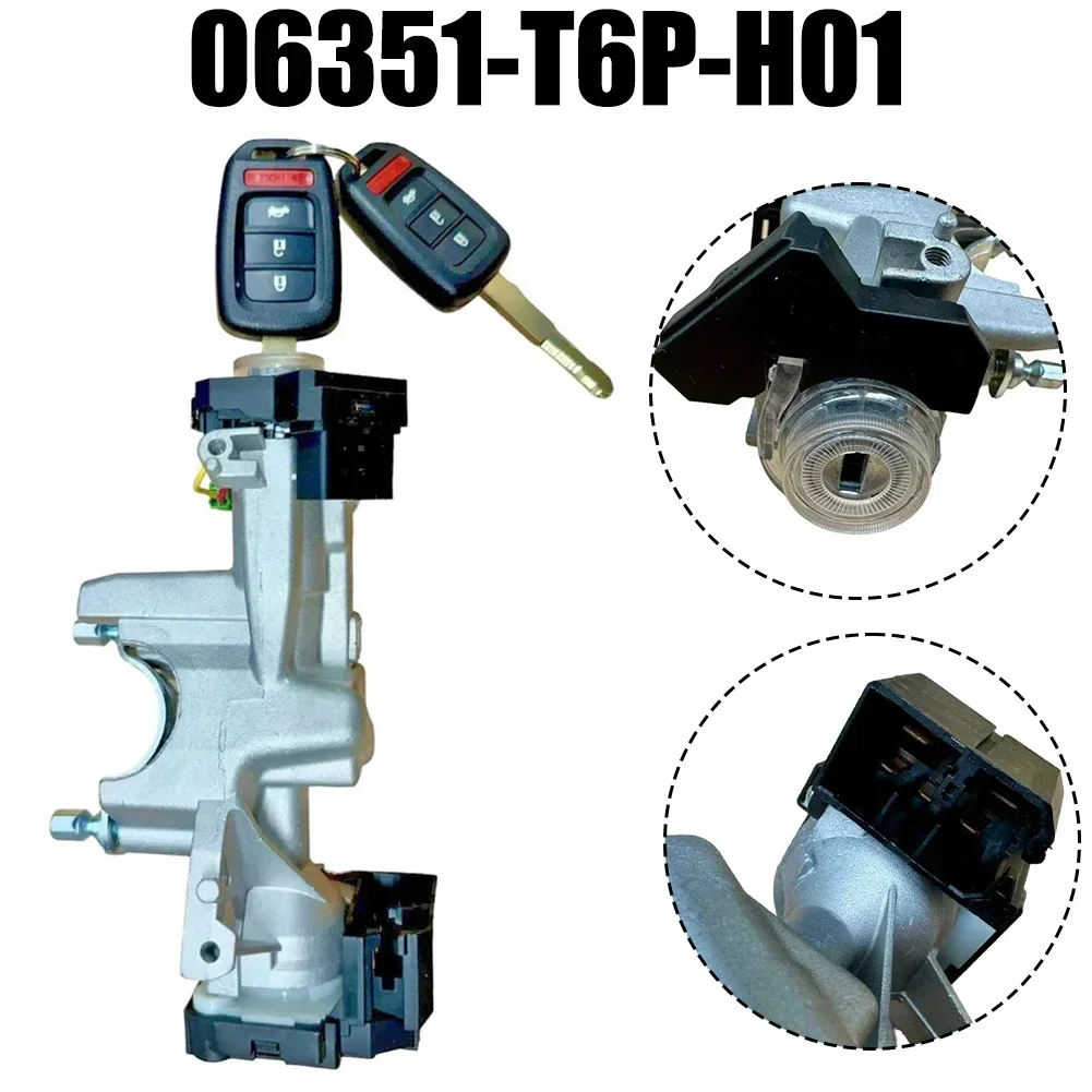 For Honda For Civic Ignition Switch Kit Includes Replacement Lock Cylinder and Two Keys (14 15) OEM #06351T6PH01