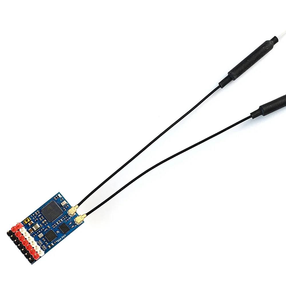 MATEK MATEKSYS EXPRESSLRS 2.4GHZ PWM VARIO RECEIVER, R24-P6V 2.4GHz ISM 22.5dbm (180mW) for RC FPV Drone