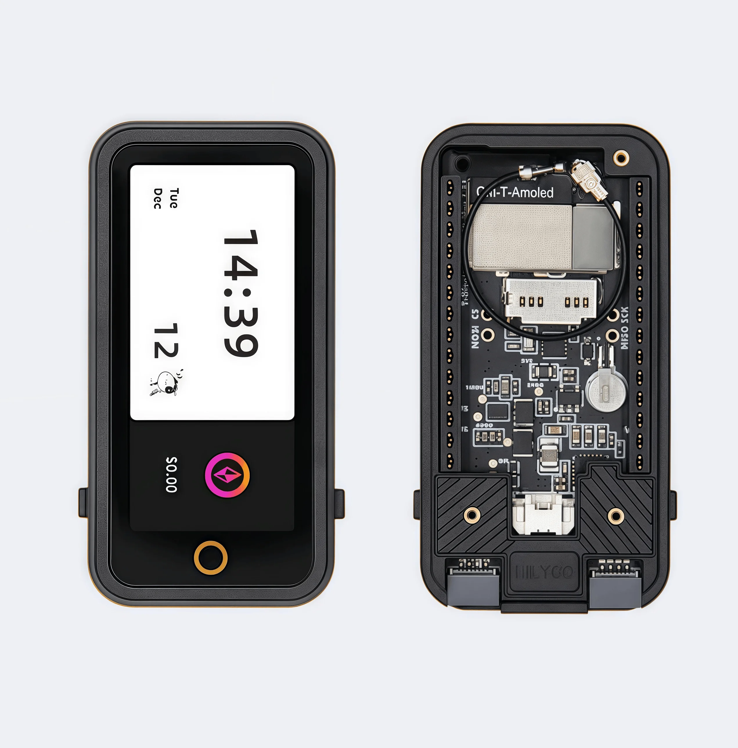

LILYGO® T-Display-S3-AMOLED-Plus ESP32-S3 with PMU/RTC SD Card
