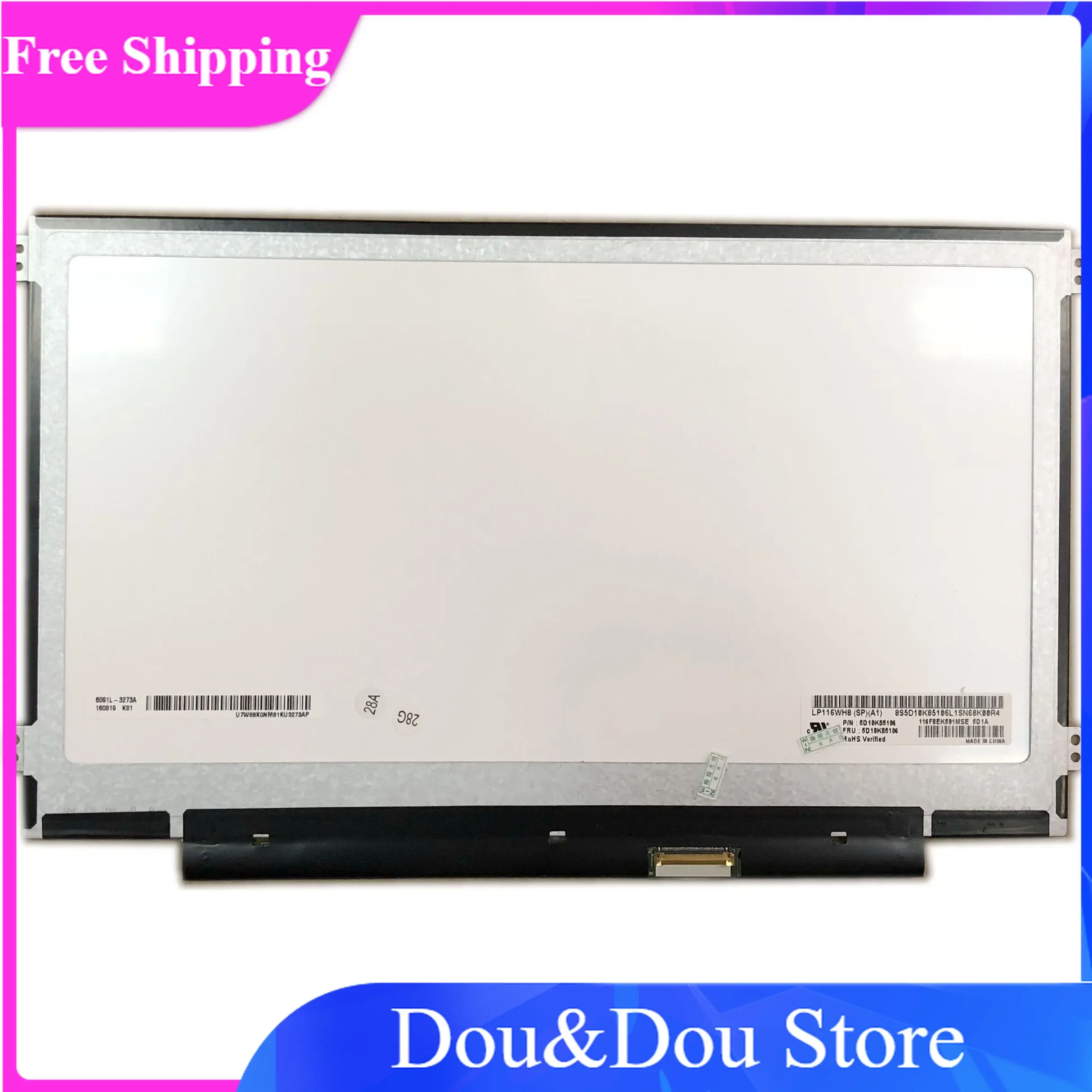 

LP116WH8 SPA1 11.6" 40PIN WXGA HD 1366x768 LED LCD Screen Panel IPS eDP Laptop LCD LED screen New