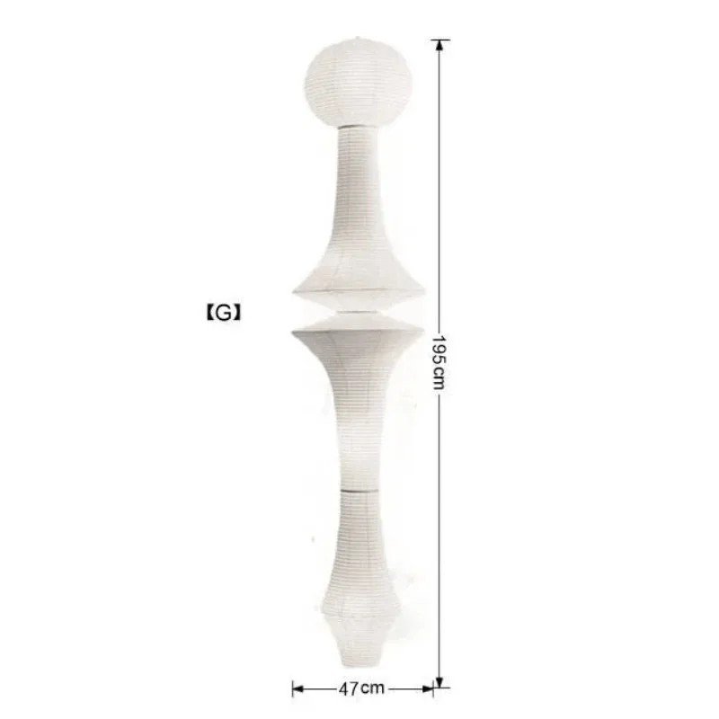 Noguchi hanglamp Japanse Akari Rijst hanglamp voor Slaapkamer Woonkamer hotel Trappen loft Rijstpapier Opschorten Kroonluchter