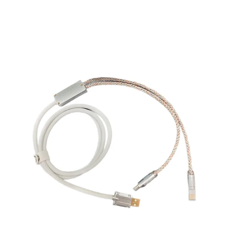 8K Speed Magnetic Axis Mechanical Keyboard Cable Dual TYPE-C 1.5m RGB Cable Customized Keyboard Mouse Accessories