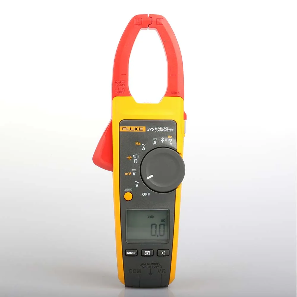 Fluke 375 True-RMS 600A AC/DC Clamp Meter with Integrated low pass filter