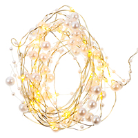 30LED Copper Wire String Lights White Pearl 3M Decor Home Garden Party Festive Romantic Atmosphere LED String Light