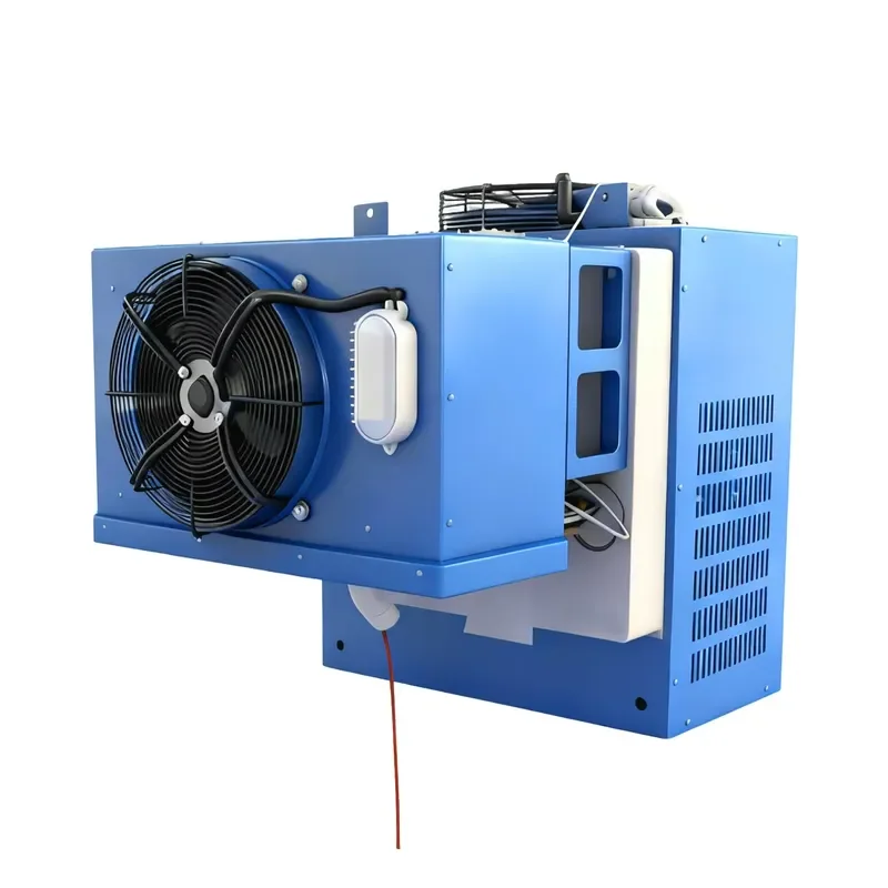 Heleng 380V 60HZ 5HP R404a Motor Wall Mounted Monoblock Refrigeration Unit White/Blue for Small Cold Room