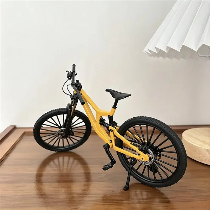 AS96-New Simulated Metal Die-Cast Mini Finger Mountain Bike