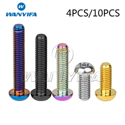 Wanyifa Titanium Bolt M6x10 15 20 25 30 35mm Torx Head T30 Screws for Motorcycle Car 4/10PCS