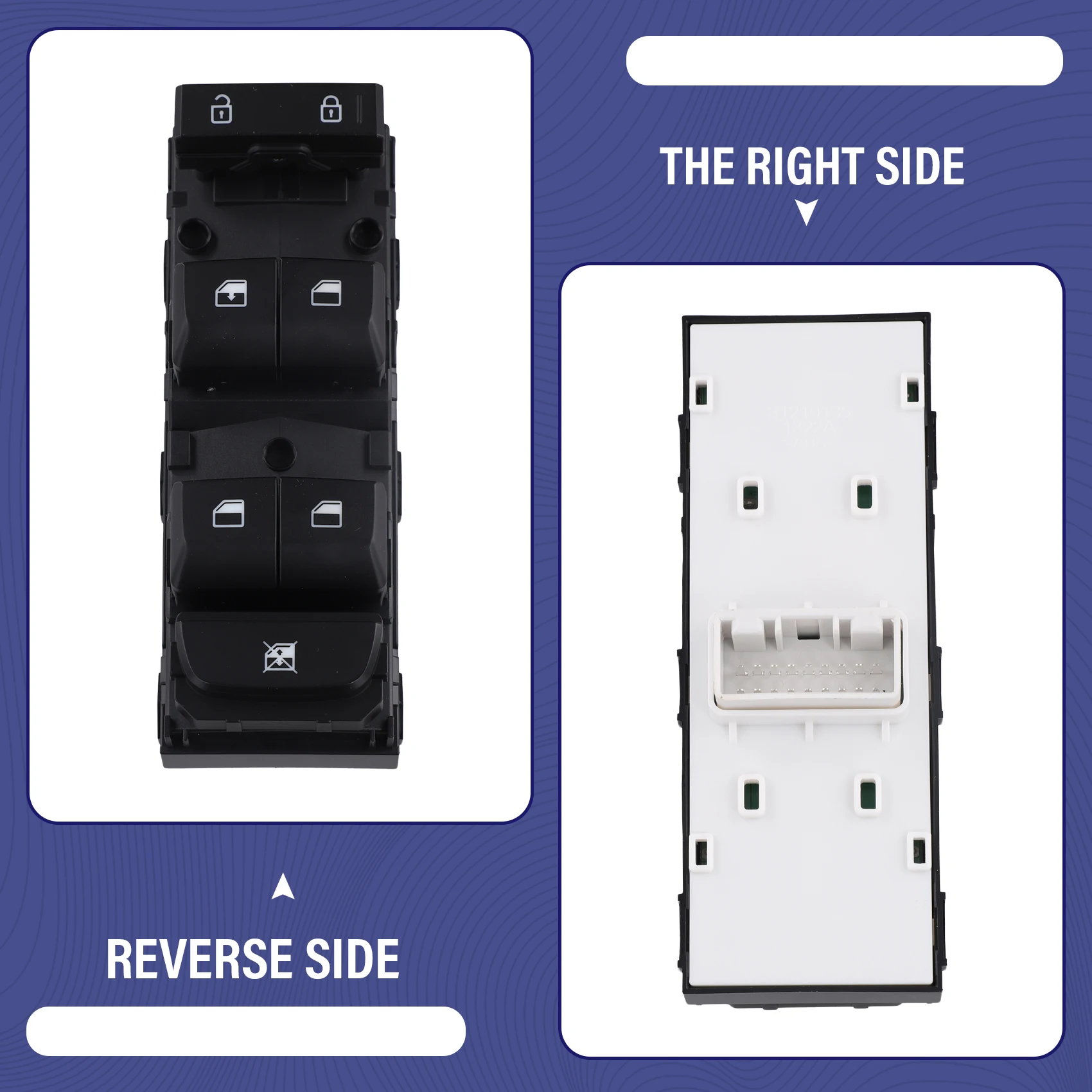 A93P Window Master Control Switch Window Main Control Switch Car Window Regulator Switch Power Window Master Control Switch