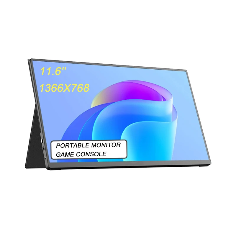 Monitor portatile Raspberry Pi da 11,6 pollici 1366*768 60Hz per laptop da gioco PS3/PS4 Switch Monitor per mini PC Tablet