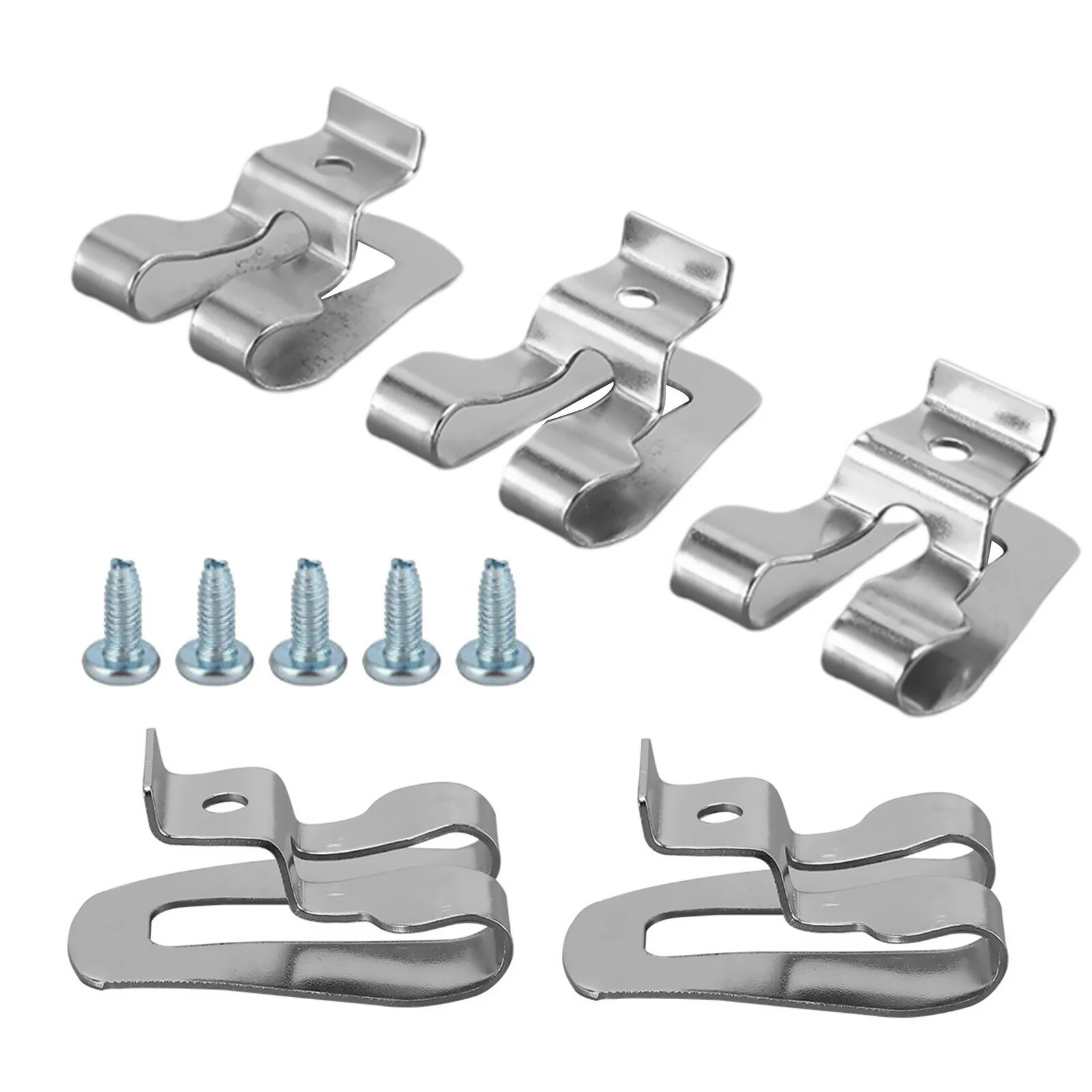 5Pcs Electric Drill Belt Clip Hook With Screws Set For Ryobi /Ridgid Impact Driver Drill Holder Accessories Stainless Steel Tool view 2