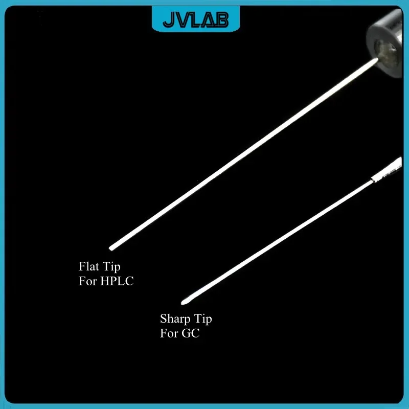 Microsampler Microliter Syringes 25ul Micro-injector Syringe 0.025ml Sharp Tip For Gas Chromatography Injector Flat Tip For HPLC