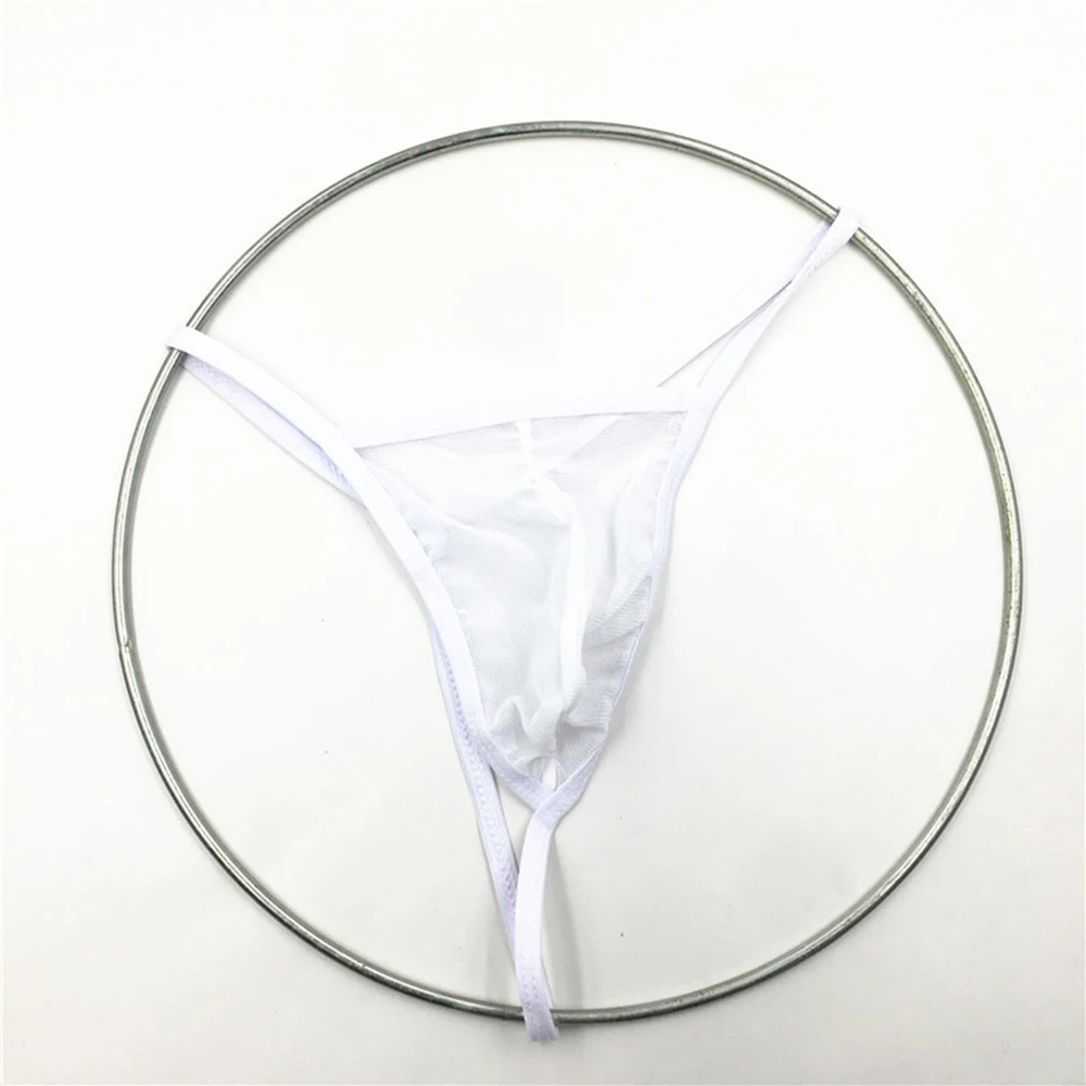 

Men Sexy T-string Thong Very Hot Lingerie Low Waist Panties Soft Japanese Thongs Perspective Mesh Boxer Briefs Men's Underpants