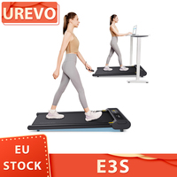 UREVO E3S Walking Treadmill with Incline Quiet 2.25 HP Motor LED Display Remote Control 0.9-6.4 kmph Speed 120kg Weight Capacity