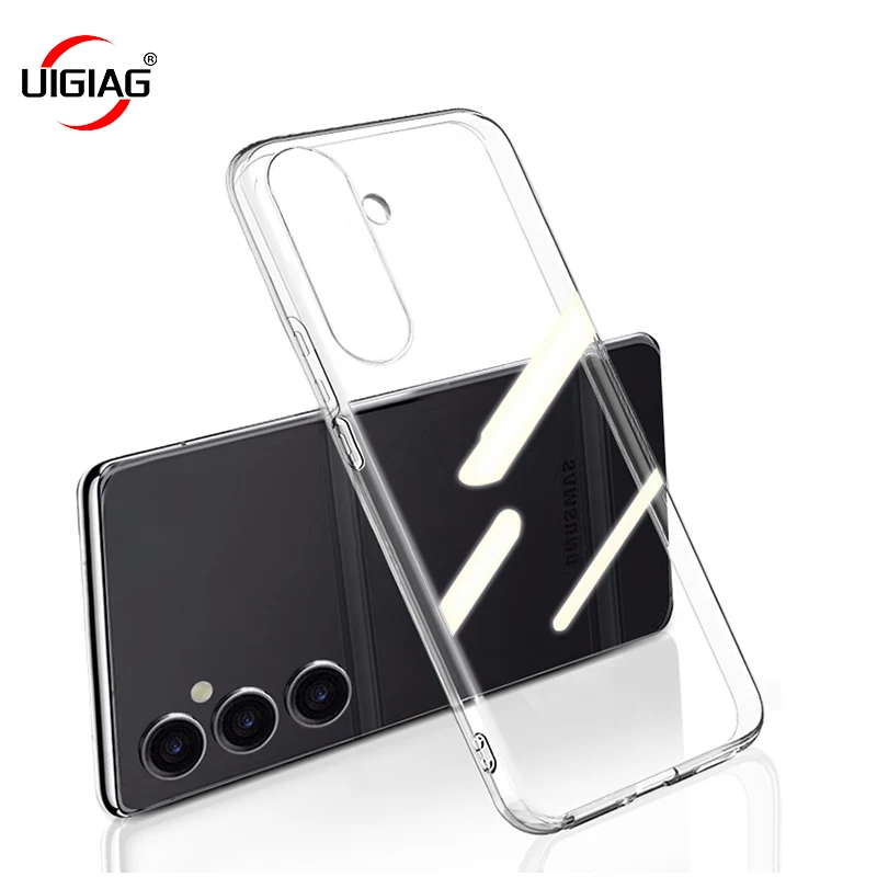 Ultra-Thin Silicone Soft Clear Case For Samsung Galaxy S24 S23 Fe Plus Ultra A55 A35 A25 A15 A54 A34 A24 A14 Cover Transparent