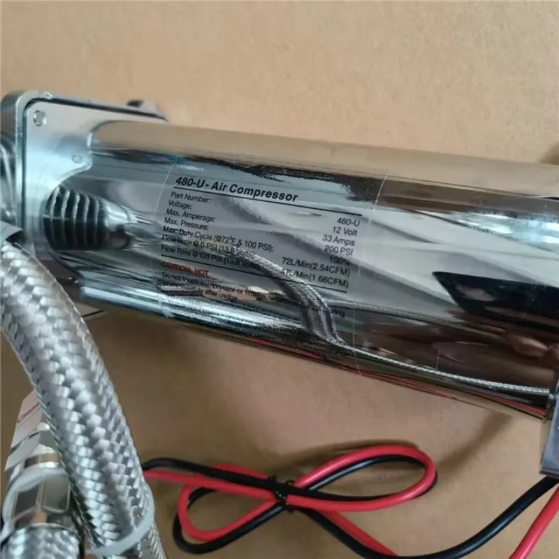 DC 12V 200PSI Air Suspension Parts 480 High Pressure Air Compressor X092 X095 X098 X400 X444 X450 480-U Pump Carteeair Viair