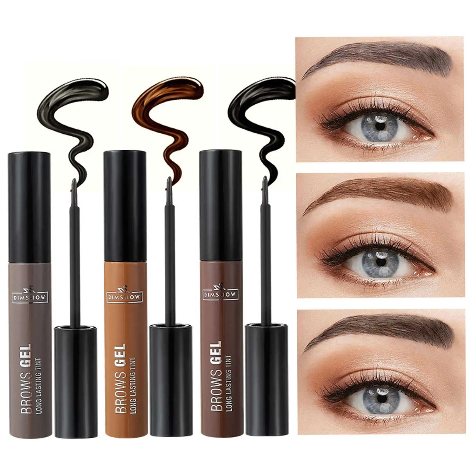 Semi-Permanent Peel Off Dye Eyebrow Gel Cream Waterproof Sweatproof Lasting Brow Tattoo Tint Tearing Eyebrows Makeup Cosmetics