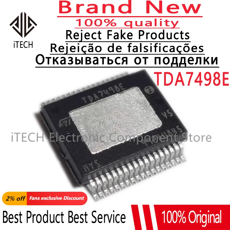 1PCS New Original TDA7498E SSOP36 TDA7498 TDA7498L TDA7498LTR SSOP TDA7498ETR SSOP-36