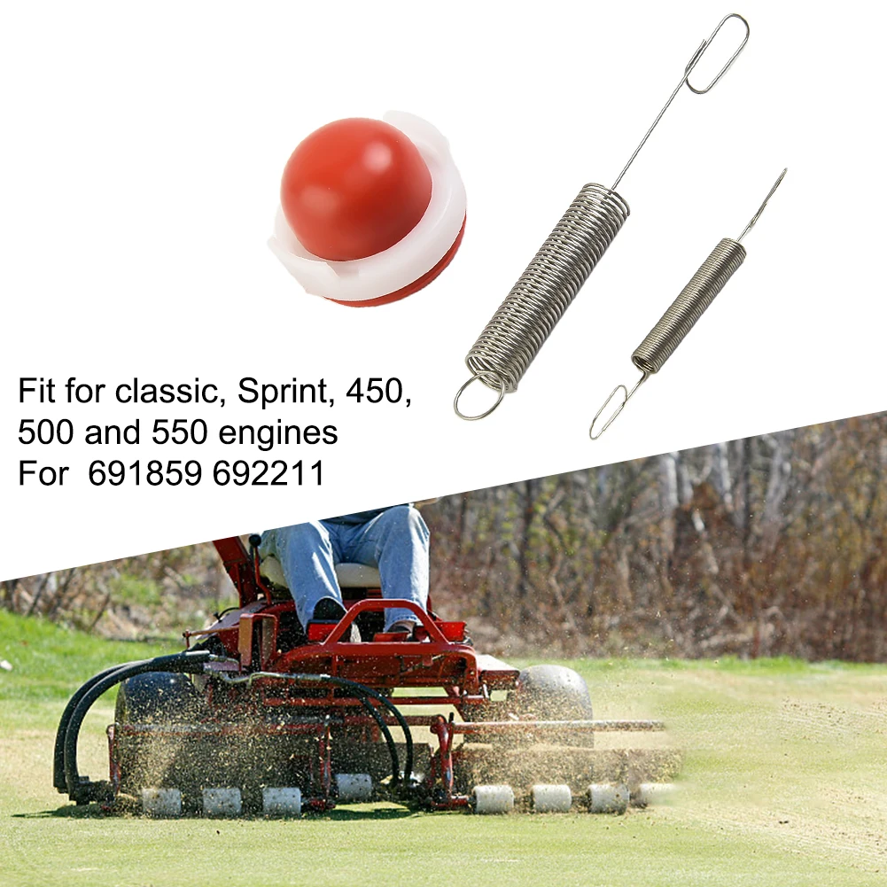 Red Non-Porous For Primer Bulb and Spring Combination for 691859 692211 Replace 694394 494408 4178 4128 Engine Applications