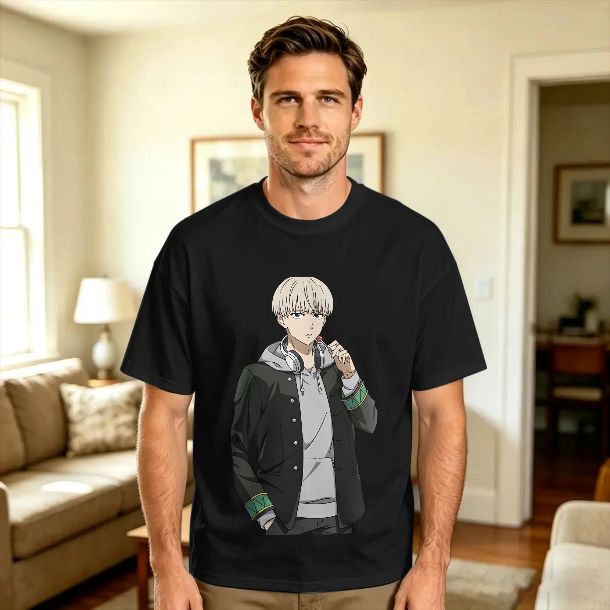 Ren Kaji Winds Breakers Anime T-Shirt Summer  Vintage T Shirts Pure Cotton Hip Hop Tee Shirt For Couple Loose Tees