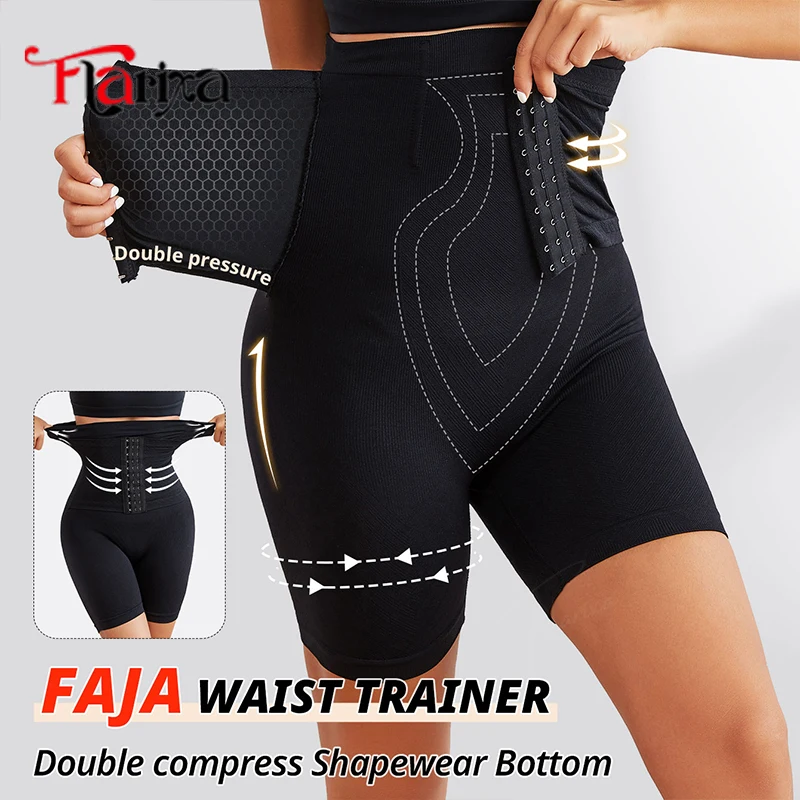 

Flarixa Women Super High-Waisted Faja Shaperwear Bottom Waist Trainer Panty Strong Postpartum Tummy Control Butt Lifter Panties