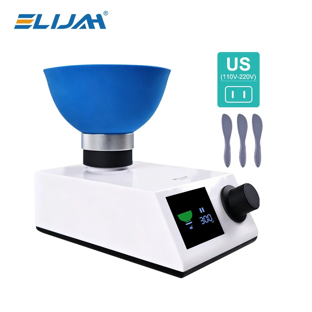 Dental Electric Mixer with HD Display and Control Knob Support Manual Speed Adjust Alginate Printing Gypsum Blender Equipment image 3