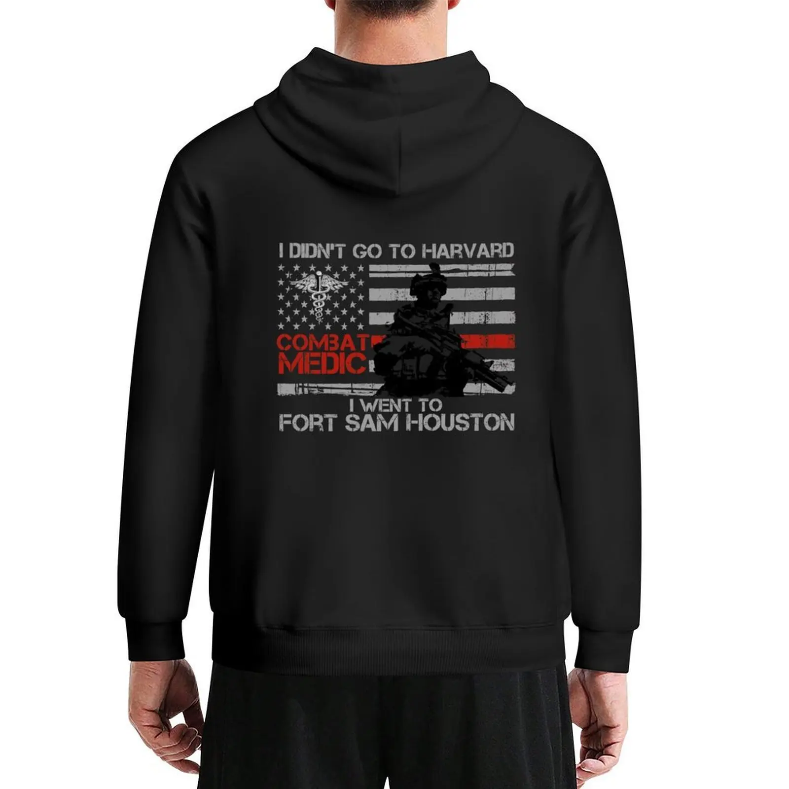 

I Went To Fort Sam Huston Combat Medic Hoodie anime clothes men's sweat-shirt autumn jacket men fashion men new hooded tee