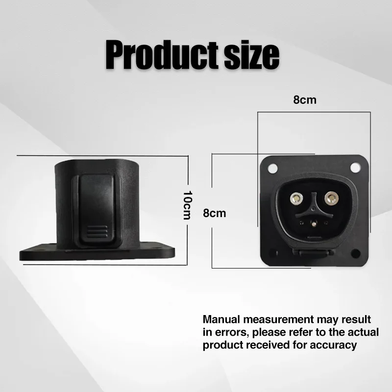 NACS EV Socket Tesla Model 3/X/Y Connector Plug EV On-Board Charger AC Socket EV Charging Socket 16A 32A 48A 80A EVSE