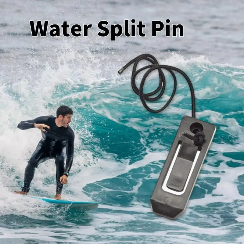 Y1UC 4pcs Fins divisores Patches Tablero largo Finas Surfing Clip Reemplazo agua Agua esquí Fish Fins Clip Hebilla fácil