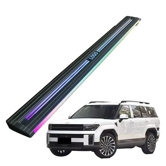 Concealed Electric Side Steps, Automatic Power Running Boards for Hyundai ix45 Santa Fe Tucson, 600LBS Heavy Duty Aluminum Alloy