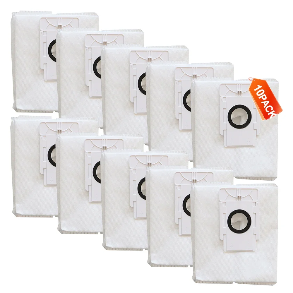 For Tapo RV30 Plus RV10 Plus Compatible Robot Vacuum Cleaner Bags 4L Disposable Dust Bags for Efficient Cleaning