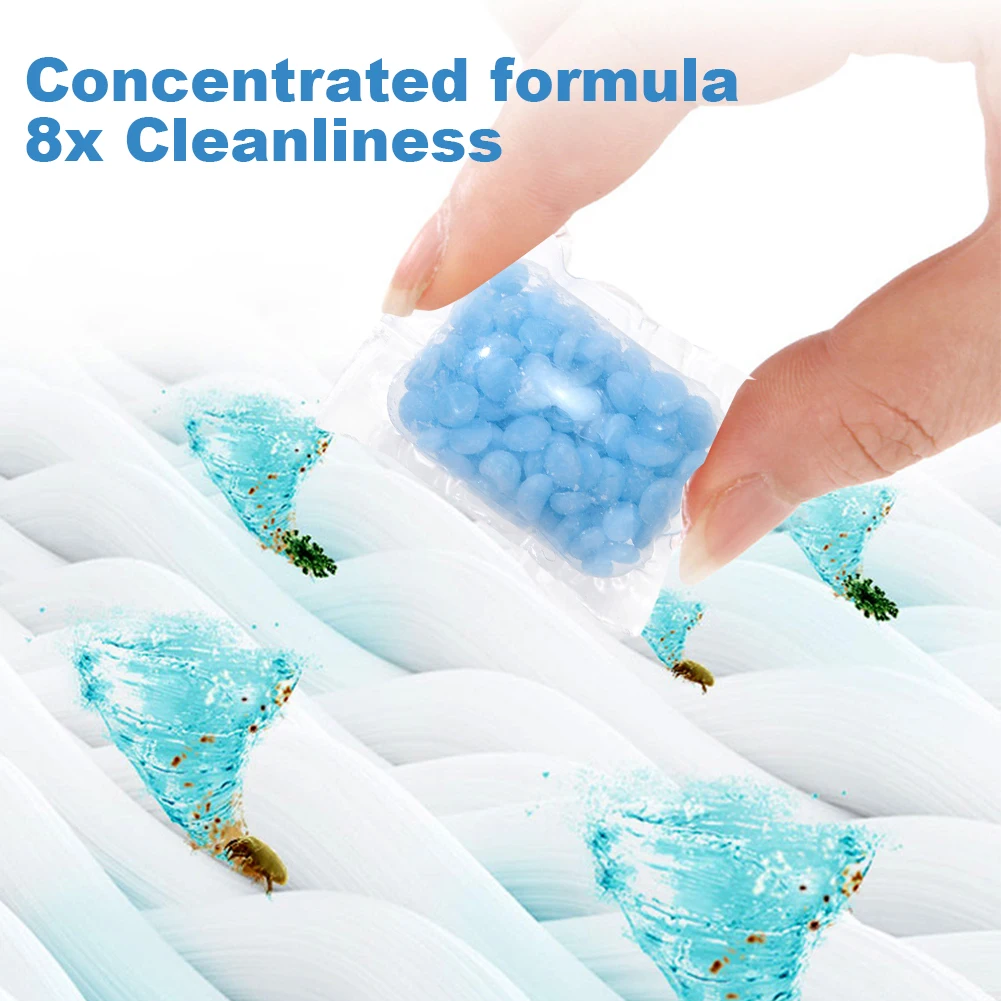 100PCS/SET Laundry Fragrance Beads Granule Water Soluble Softener Pods Laundry Scent Booster Aroma Boosting Clothes Aromatherapy