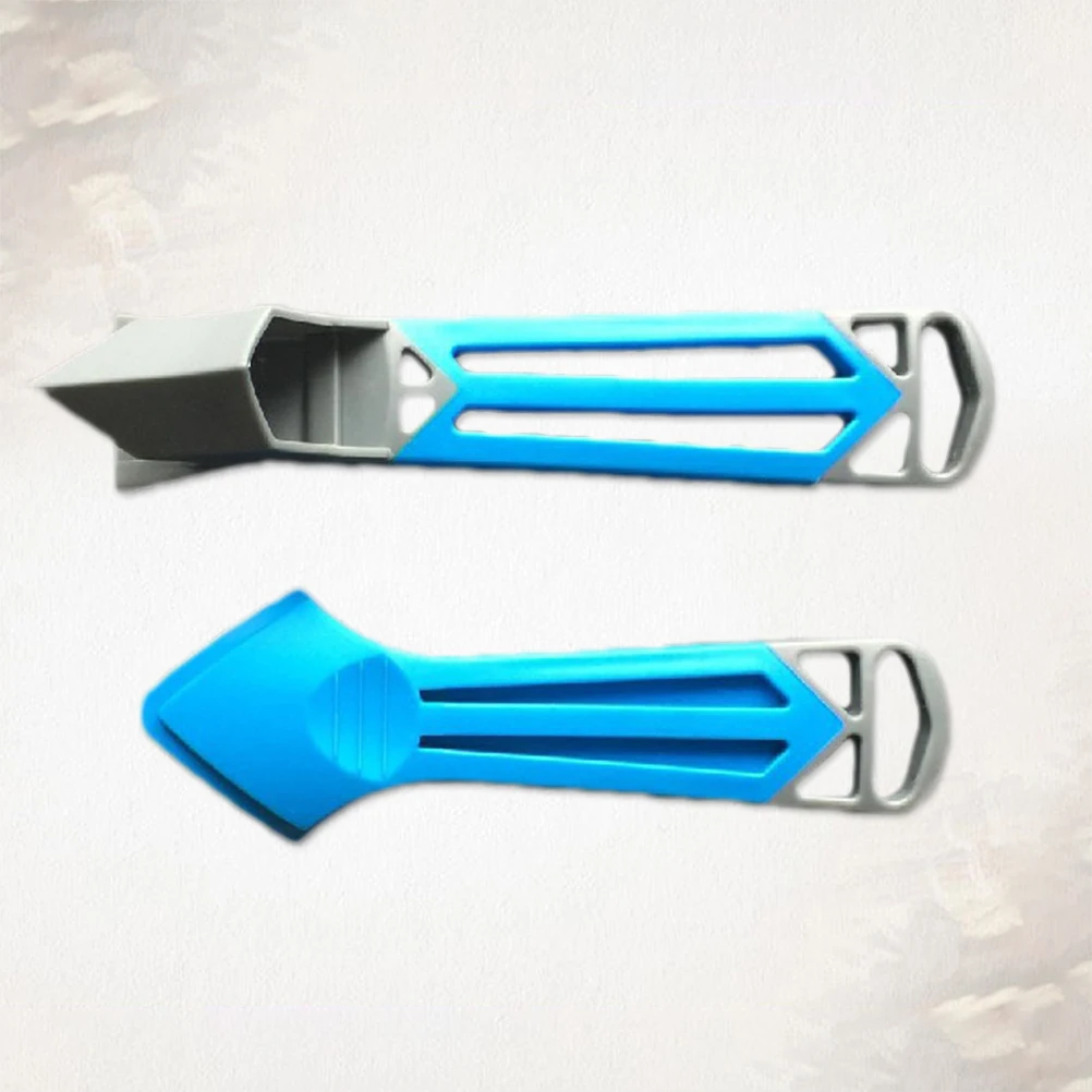 2 PCS Grout Caulking Tool Kit Caulk Grout Sealant Removal Tools Sealant Finishing Tools Sealant Shoveling Remover Scraper for