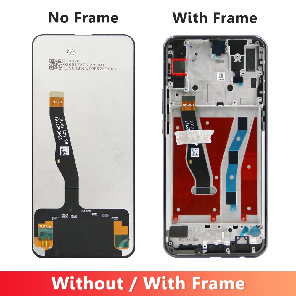 AMOLED dla Huawei Y9 Prime 2019 STK-L21 L22 LX3 Wyświetlacz Ekran dotykowy Digitizer Zespół dla Huawei P Smart Z STK-LX1 LCD Wymień — zdjęcie produktu 5