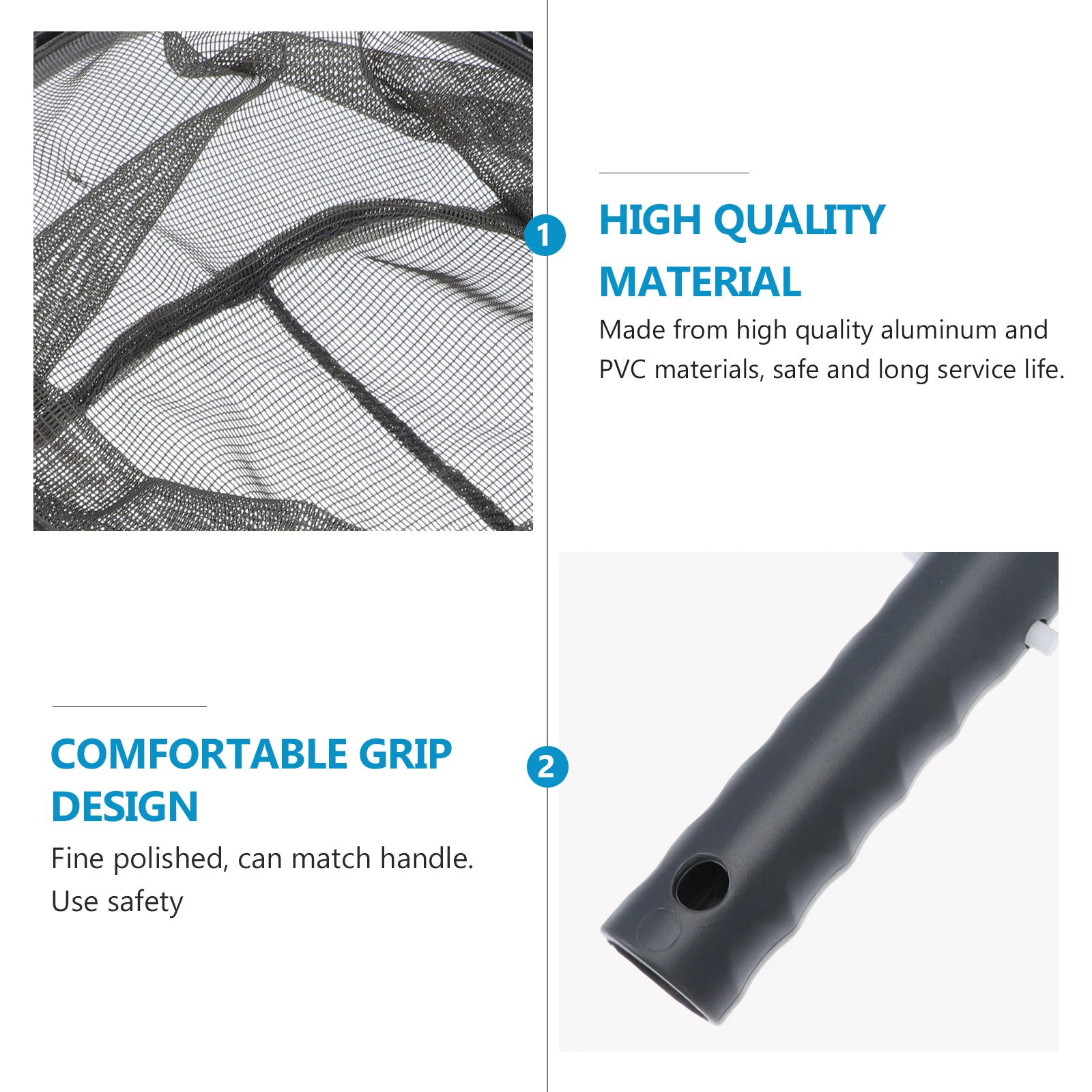 

1pc Swimming Pool Leaf Net Pond Cleaner Underwater Skimming PVC Aluminum Mesh Scoop Tool Portable Pool Cleaning for Fish Tank