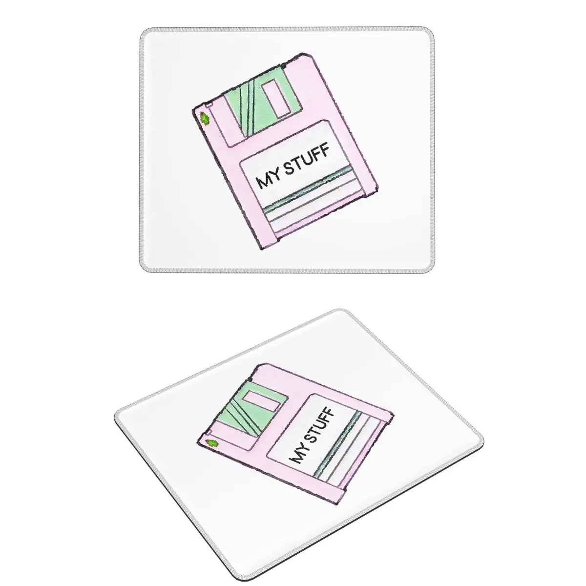 

My Stuff-дисковый коврик для мыши, компьютерная клавиатура, коврик для мыши, геймерский коврик для ноутбука, офисные аксессуары, настольные коврики