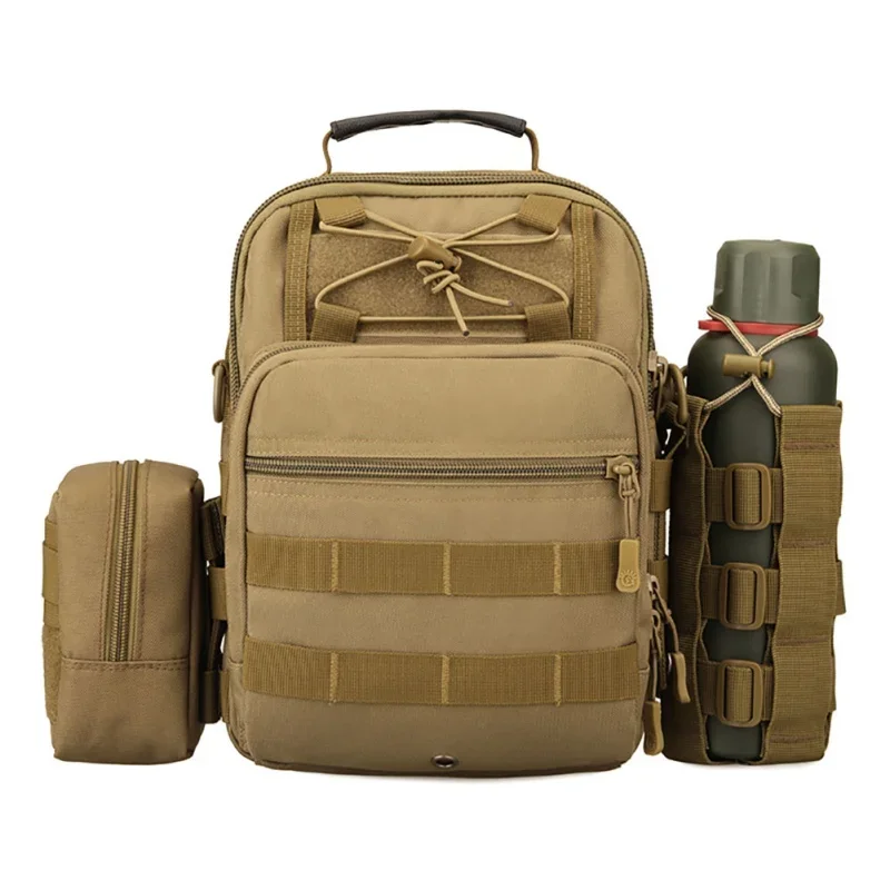 

Tactical Adjustable Kettle Bag Water Bottle Pouch Outdoors Climbing Hiking Camping Water Bags