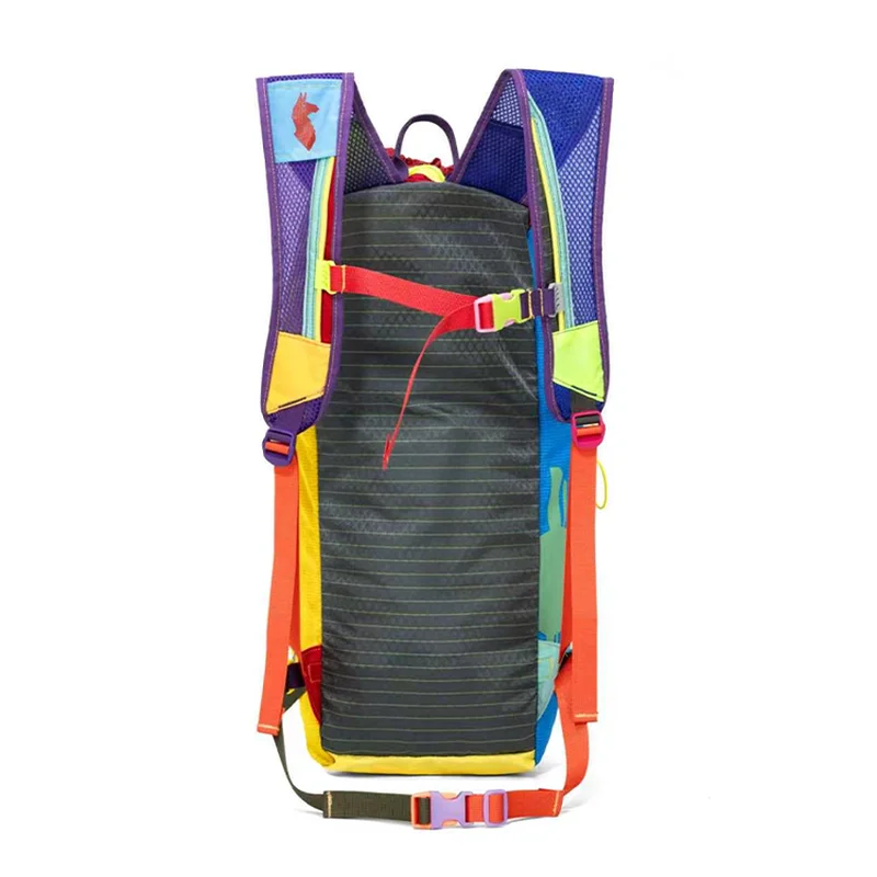 Colorblock Drawstring Daypack, Adjustable Strap Backpack for Outdoor Climbing Gym Travel Daily Use